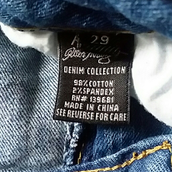 ABS Allen Schwartz Skinny Jeans 29 Frayed Distress - Picture 8 of 8